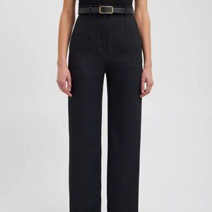 Black Commense Wide Leg Trousers